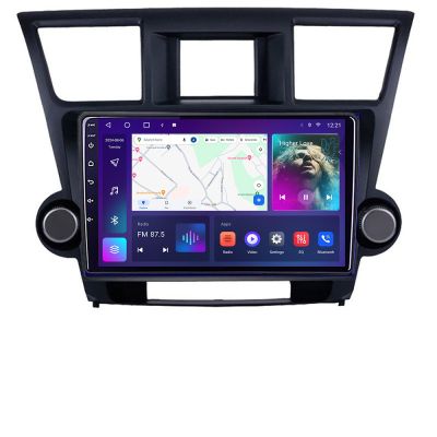 Navigatie Toyota Highlander 2007-2013 Android Octa Core Ecran 2K QLED GPS 4G 4+32GB 360 KIT-highlander+EDT-E410-2K