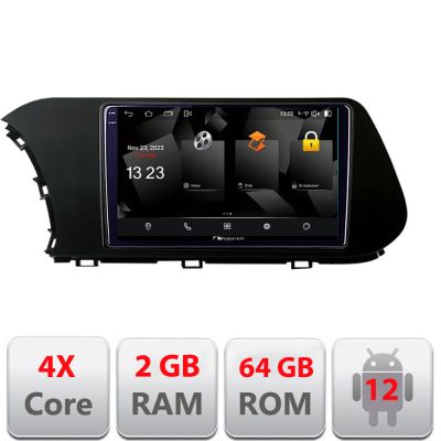 Navigatie Hyundai I20 2020- 5230-i20 Android Ecran 720P Quad Core 2+64 carplay android auto