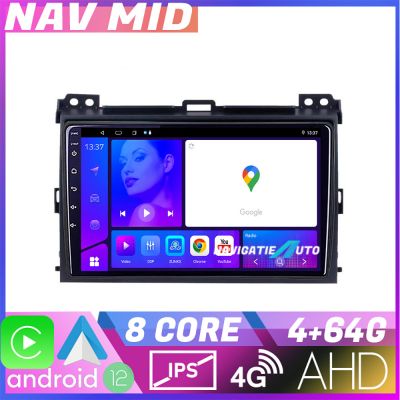 Navigatie Toyota Prado 2007 KIT 456 EDOTEC-LITE Android Ecran 720P Octa Core 4 64 Carplay v1