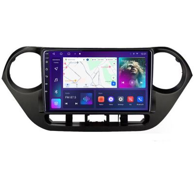 Navigatie Hyundai I10 2013-2019 C-HY38 Android Octa Core Ecran 2K QLED GPS 4G 4+32GB 360 KIT-HY38+EDT-E409-2K