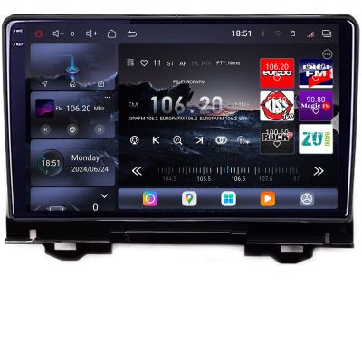 Navigatie Honda HR-V 2022- Qled 2K Octa Core 12+256GB LTE 4G DSP Wifi 5Ghz android auto carplay radio gps internet kit-hr-v2022+EDT-E810-2K