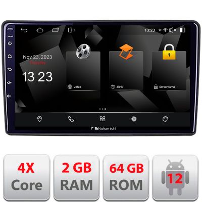 Navigatie Alfa Romeo 159 2005-2011 Nakamichi Android Ecran 720P Quad Core 2+64 carplay android auto NAM5230