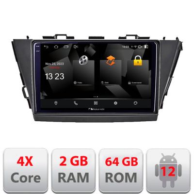 Navigatie Toyota Prius 5 Plus 2012-2020 Android Ecran 720P Quad Core 2+64 carplay android auto