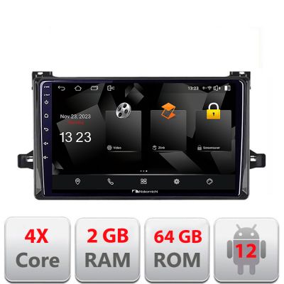 Navigatie Toyota Urbancruiser 2009-2014 Android Ecran 720P Quad Core 2+64 carplay android auto