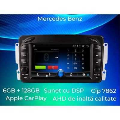 Navigație Mercedes Benz  W209 2001 - 2007, 7 inci, 4GB Ram, 64GB Stocare