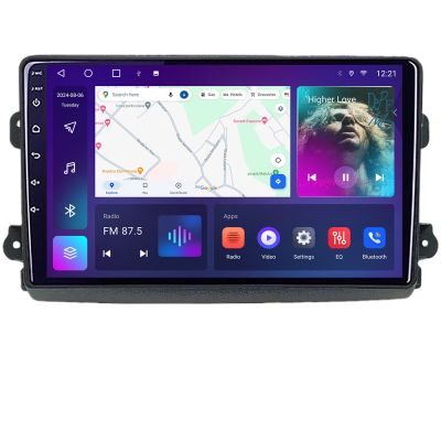 Navigatie Fiat Ducato 2021- QLED 2K Octa core 4+32 DSP 360 Optic FHD internet gps radio carplay android auto KIT-ducato2024+EDT-E409-2K