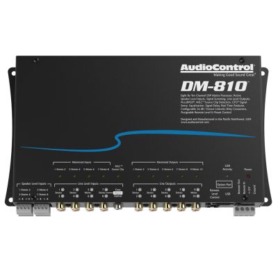 Procesor de sunet Audio Control DM-810 ,în 2-4 Ω, fără amplificator, procesor DSP