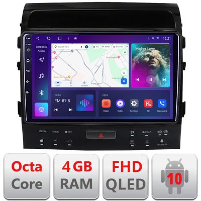 Navigatie Toyota Landcruiser 200 V8 2007-2015 cu navi si 360 Android radio gps internet quad core 4+64 carplay android auto KIT-381-360+EDT-E309v3