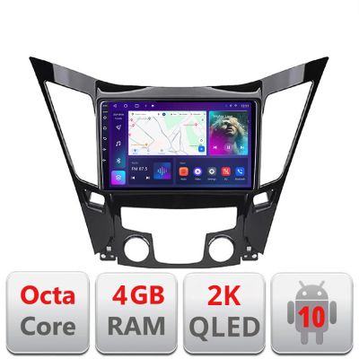 Navigatie Hyundai Sonata 2011-2015 C-259 Android Octa Core Ecran 2K QLED GPS 4G 4+32GB 360 KIT-259+EDT-E409-2K