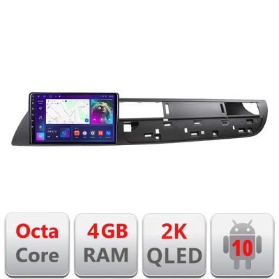 Navigatie Citroen C5 2008-2017 C-C5 Android Octa Core Ecran 2K QLED GPS 4G 4+32GB 360 KIT-C5+EDT-E410-2K