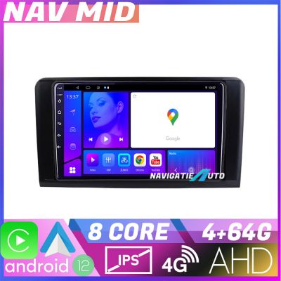 Navigatie Mercedes ML GL KIT 213 EDOTEC-LITE Android Ecran 720P Octa Core 4 64 Carplay