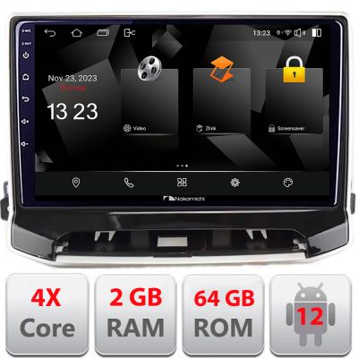 Navigatie Jeep Compass 2021- Nakamichi Android Ecran 720P Quad Core 2+64 carplay android auto NAM5230