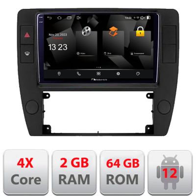 Navigatie Passat B5 1997-2004  Android Ecran 720P Quad Core 2+64 carplay android auto