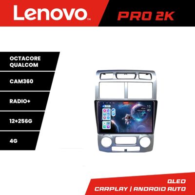 Navigatie Kia Sportage 2005-2007 Lenovo Kit-0023 8 core QLED 2K 12+256 360 Android Waze USB Navigatie Internet Youtube Radio
