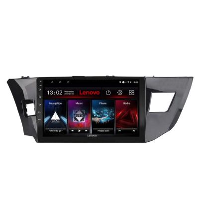 Navigatie Toyota Corolla 2013-2017 Lenovo Kit-470 8 core QLED 2K 4+64 360 Android Waze USB Navigatie Internet Youtube Radio