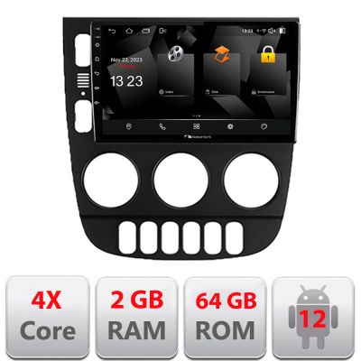 Navigatie Mercedes ML W163 1998-2005 Android radio gps internet quad core 2+64 carplay android auto