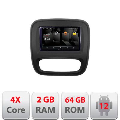 Navigatie Renault Trafic 2014-2017 5230-rt09 Android Ecran 720P Quad Core 2+64 carplay android auto v2