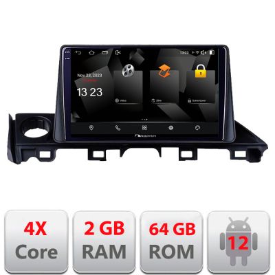 Navigatie Mazda 6 2018-  Android Ecran 720P Quad Core 2+64 carplay android auto