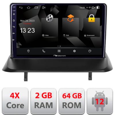 Navigatie Peugeot 3008 5008 Nakamichi Android Ecran 720P Quad Core 2+64 carplay android auto NAM5230