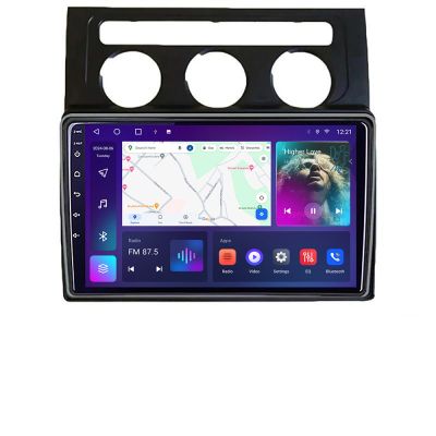 Navigatie VW Touran 2003-2009 clima automata C-touran2 Android Octa Core Ecran 2K QLED GPS 4G 4+32GB 360 kit-touran2+EDT-E410-2K