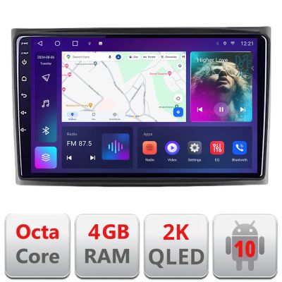 Navigatie Volvo XC90 2002-2014 QLED 2K Octa core 4+32 DSP 360 Optic FHD internet gps radio carplay android auto Kit-+EDT-E410-2K