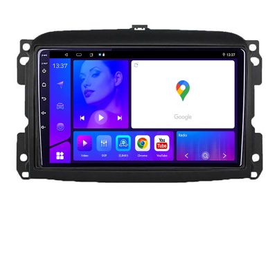 Navigatie Fiat 500L 2012 2017 KIT 500L EDOTEC-LITE Android Ecran 720P Octa Core 8 128 Carplay