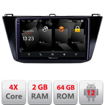 Navigatie VW Tiguan 2016- 5230-5883 Android Ecran 720P Quad Core 2+64 carplay android auto