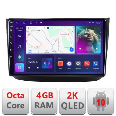Navigatie Mercedes Vito Viano 2004-2006 QLED 2K Octa core 4+32 DSP 360 Optic FHD internet gps radio carplay android auto Kit-+EDT-E410-2K