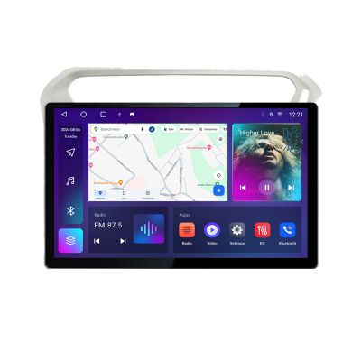 Navigatie Peugeot 301 2012-2020 Qled 2K Octa Core 4+64 LTE 4G DSP Wifi 5Ghz android auto carplay radio gps internet EDT-E413-2K