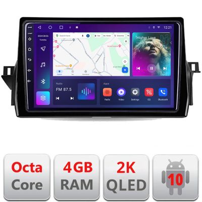 Navigatie Toyota Camry 2021- C-camry2021 Android Octa Core Ecran 2K QLED GPS 4G 4+32GB 360 kit-camry2021+EDT-E410-2K