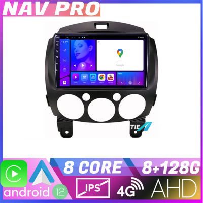 Navigatie Mazda 2 2007 2013 EDOTEC-LITE Android radio gps internet 8 128