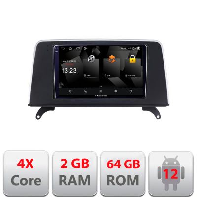 Navigatie BMW X5 X6 2009-2014 CIC Android Ecran 720P Quad Core 2+64 carplay android auto