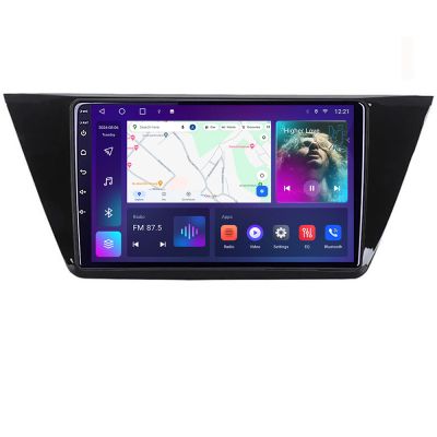 Navigatie Volkswagen Touran 2016- C-3144 Android Octa Core Ecran 2K QLED GPS 4G 4+32GB 360 KIT-3144+EDT-E410-2K