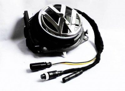 Camera spate emblema VW Golf 8 marsarier AHD CVBS 720p selectabil lini de ghidaj vedere pe timp de noapte