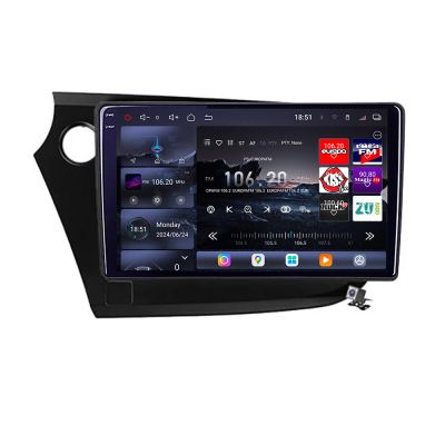 Navigatie Honda Insight 2009-2014 Edotec Kit-insight 8 core QLED 2K 12+256GB 360 Android Waze USB Navigatie Internet Youtube Radio