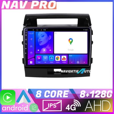 Navigatie Toyota LandCruiser 2008 2015 KIT 381 EDOTEC-LITE Android Ecran 720P Octa Core 8 128 Carplay
