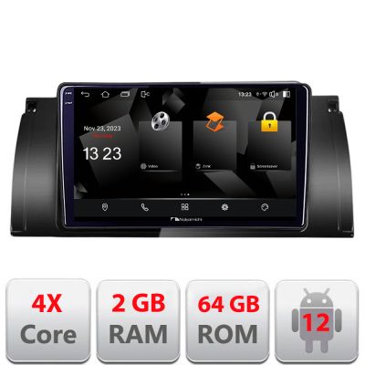 Navigatie BMW E39 si E53 5230-082 Android Ecran 720P Quad Core 2+64 carplay android auto