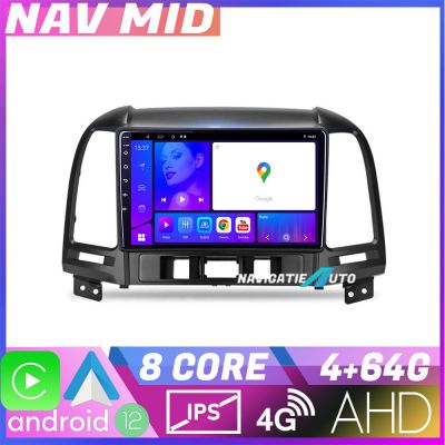Navigatie Hyundai Santa Fe KIT 008 EDOTEC-LITE Android Ecran 720P Octa Core 4 64 Carplay