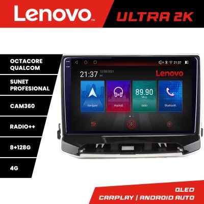 Navigatie Jeep Compass 2021- Qled 2K Octa Core 8+128 LTE 4G DSP Wifi 5Ghz HDMI android auto carplay radio gps internet kit-compass2021+ULTRA-2K-10-8+128