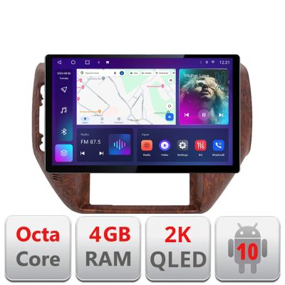 Navigatie dedicata Nissan Patrol 2005-2011 Edonav ecran 13" 2K 4+32 Android Waze USB Navigatie 4G 360 Toslink Youtube Radio KIT-patrol si E