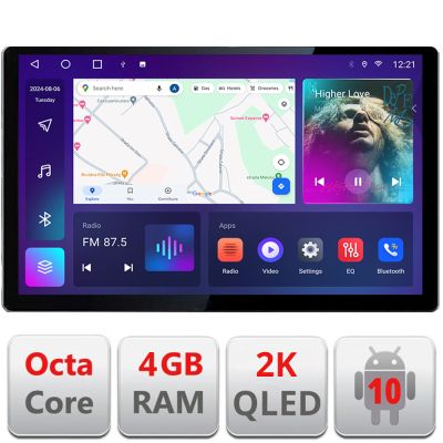 Navigatie dedicata Hummer H2  2008-2009 Edonav ecran 13" 2K 4+32 Android Waze USB Navigatie 4G 360 Toslink Youtube Radio KIT-H