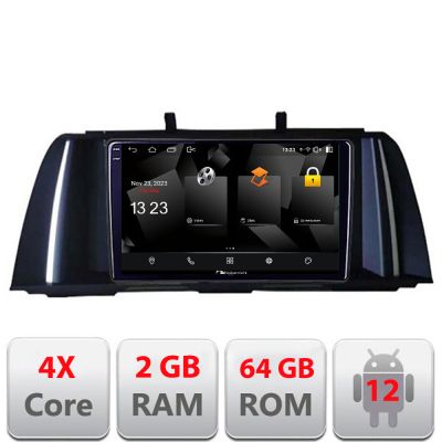 Navigatie Seria 5 F10 2010-2012 CIC Android Ecran 720P Quad Core 2+64 carplay android auto