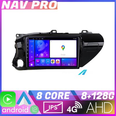 Navigatie Toyota Hilux 2016 KIT TY59 EDOTEC-LITE Android Ecran 720P Octa Core 8 128 Carplay
