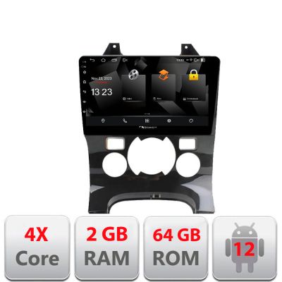 Navigatie Peugeot 3008 Quad Core 5230-323 Android Ecran 720P Quad Core 2+64 carplay android auto