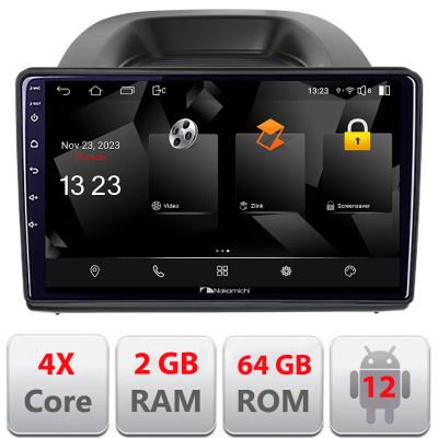 Navigatie Ford Ecosport 2017-2019 Android Ecran 720P Quad Core 2+64 carplay android auto