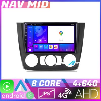 Navigatie BMW Seria 1 E87 2007 2011 clima manuala KIT bmw117 manual EDOTEC-LITE Android Ecran 720P Octa Core 4 64 Carplay