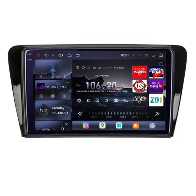 Navigatie Skoda Rapid Seat Toledo 2013+ Android radio gps internet 8 core QLED 2K 12+256GB 360 Edotec V1