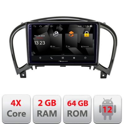 Navigatie Nissan Juke 2010-2015 5230-JUKE Android Ecran 720P Quad Core 2+64 carplay android auto