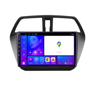 Navigatie Suzuki S Cross Octa Core KIT 337 EDOTEC-LITE Android Ecran 720P Octa Core 8 128 Carplay