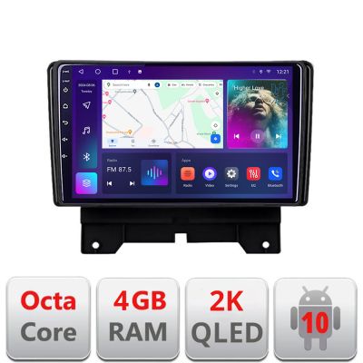 Navigatie Range Rover Sport 2010-2013 QLED 2K Octa core 4+32 DSP 360 Optic FHD internet gps radio carplay android auto kit-sport10+EDT-E409-2K
